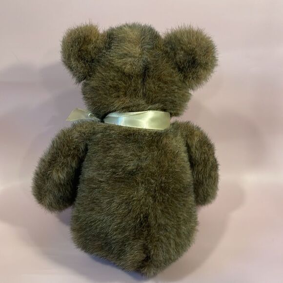 Vintage Binkley Large Teddy Bear w Cream Bow 17” long Excellent Used Condition - Picture 3 of 8